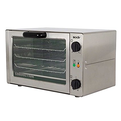 Equipex FC-34 Quarter Size Convection Oven, 208/240 V, 3.0 KW, Stainless Steel
