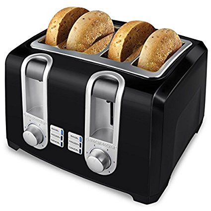 4-Slice Toaster in Black
