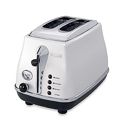 De'Longhi CTO2003W 2-Slice Toaster (White)