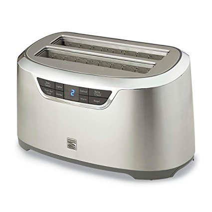 Kenmore Elite 76774 4-Slice Auto-Lift Long Slot Toaster in Stainless Steel