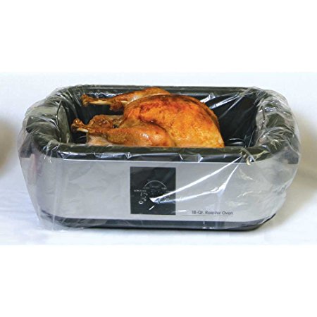 PanSaver 42120 Electric Roaster Liners, Set of 36 (16 to 22-Quart, 34 x 18-Inch, NSF)