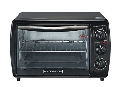 Black & Decker TRO2000R 19 L Toaster Oven with Rotisserie (Non-USA Compliant), Black