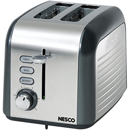 Nesco T1000-13 2-Slice Toaster, Black