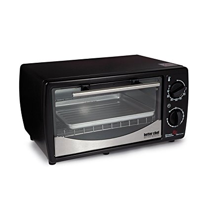 0.32 Cubic Foot Toaster Oven Broiler Color: Black