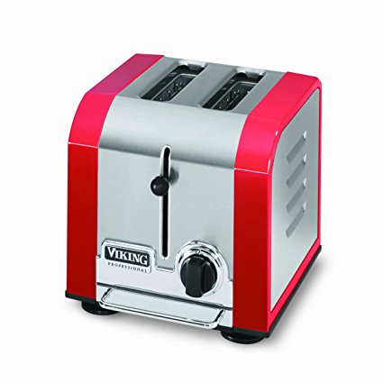 Viking Professional 2 Slot Toaster, Red