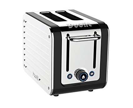 Dualit 26555 2-Slice Design Series Toaster, Black and Steel