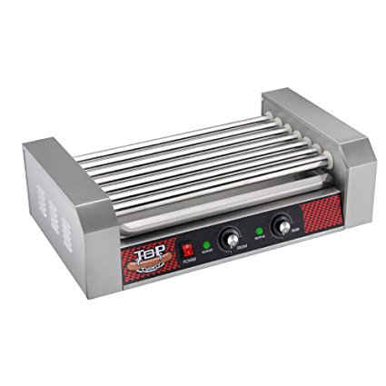 Great Northern Commercial 18 Hot Dog 7 Roller Grilling Machine