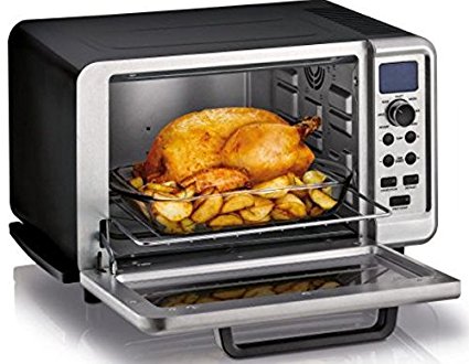 KRUPS OK505851 6-slice Convection Countertop Toaster Oven, 7 cooking functions Bake Broil Toast Pizza Bagel Keep Warm Reheat, includes Baking Pan and removable Crumb Tray, Stainless Steel