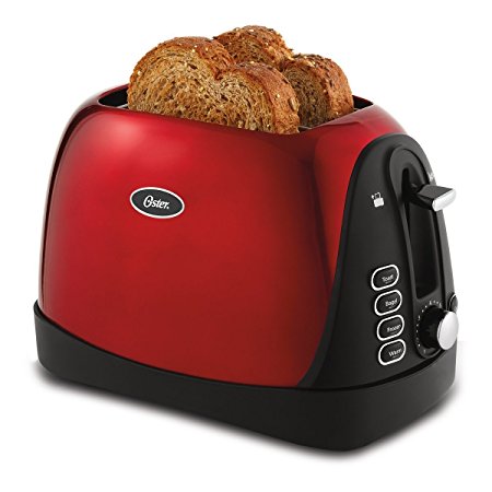 Oster Metallic Red 2-slice Toaster