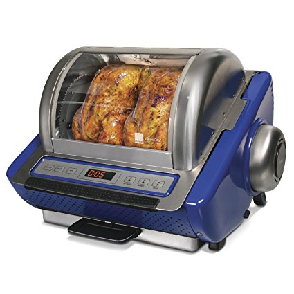 Ronco Digital Showtime Rotisserie and BBQ Oven, Blue