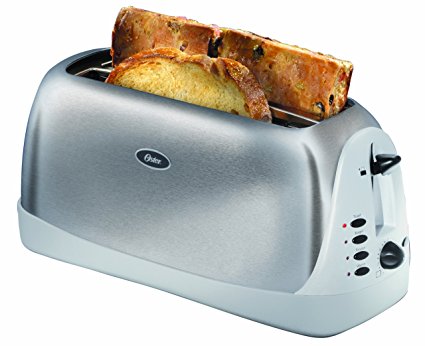 Oster Inspire 4-Slice Toaster, Brushed Stainless Steel