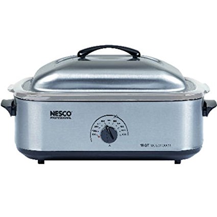 Nesco 4818-25-20, 18-Quart Stainless Steel Roaster Oven