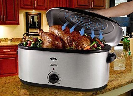 Oster CKSTRS23 SB 22 Quart Roaster Oven with Self Basting Lid Stainless Steel /# HBR5T6Y Y341RYGE2446893