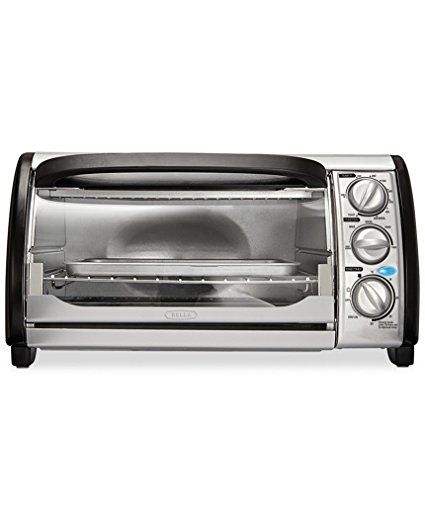 Bella 14326 4-Slice Toaster Oven - Toast, Bake, Broil, and More