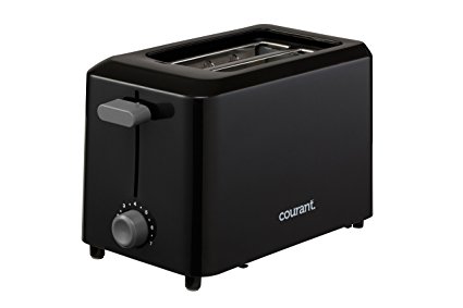 Courant CTP-2701K Cool Touch 2-Slice Toaster, Black