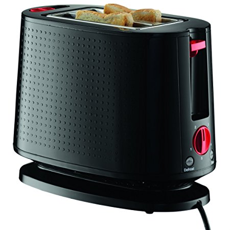 BODUM Bistro 2-Slice Toaster with Bun Warmer