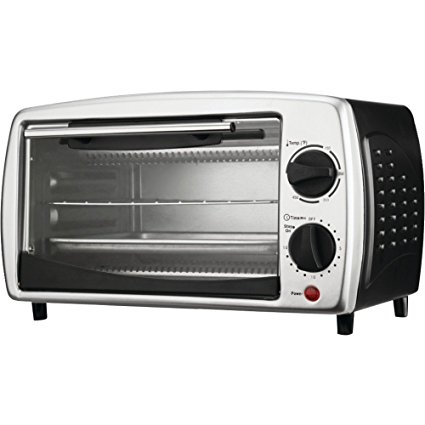1 - 4-Slice (9-Liter) Toaster Oven Broiler, 700W, 4-slice (9L) toaster oven broiler, Stainless steel straight handle