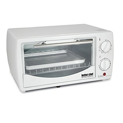 0.32 Cubic Foot Toaster Oven Broiler Color: White