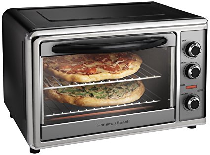 Hamilton Beach 31104 Countertop Oven with Convection and Rotisserie, Silver