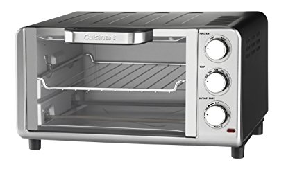 Cuisinart TOB-80N Compact Toaster Oven Broiler, Stainless Steel