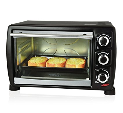 Premium PTO169 6-Slice Toaster Oven, Silver